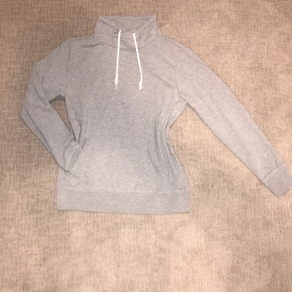 Cowl neck hoodie